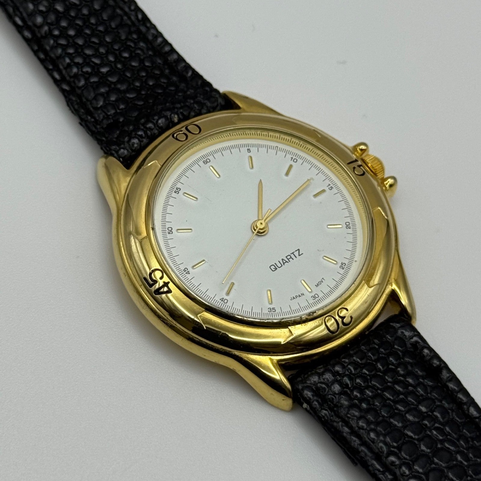 Working Ladies 60 Second Marker Dial 38mm Quartz Watch New Battery Adjustable