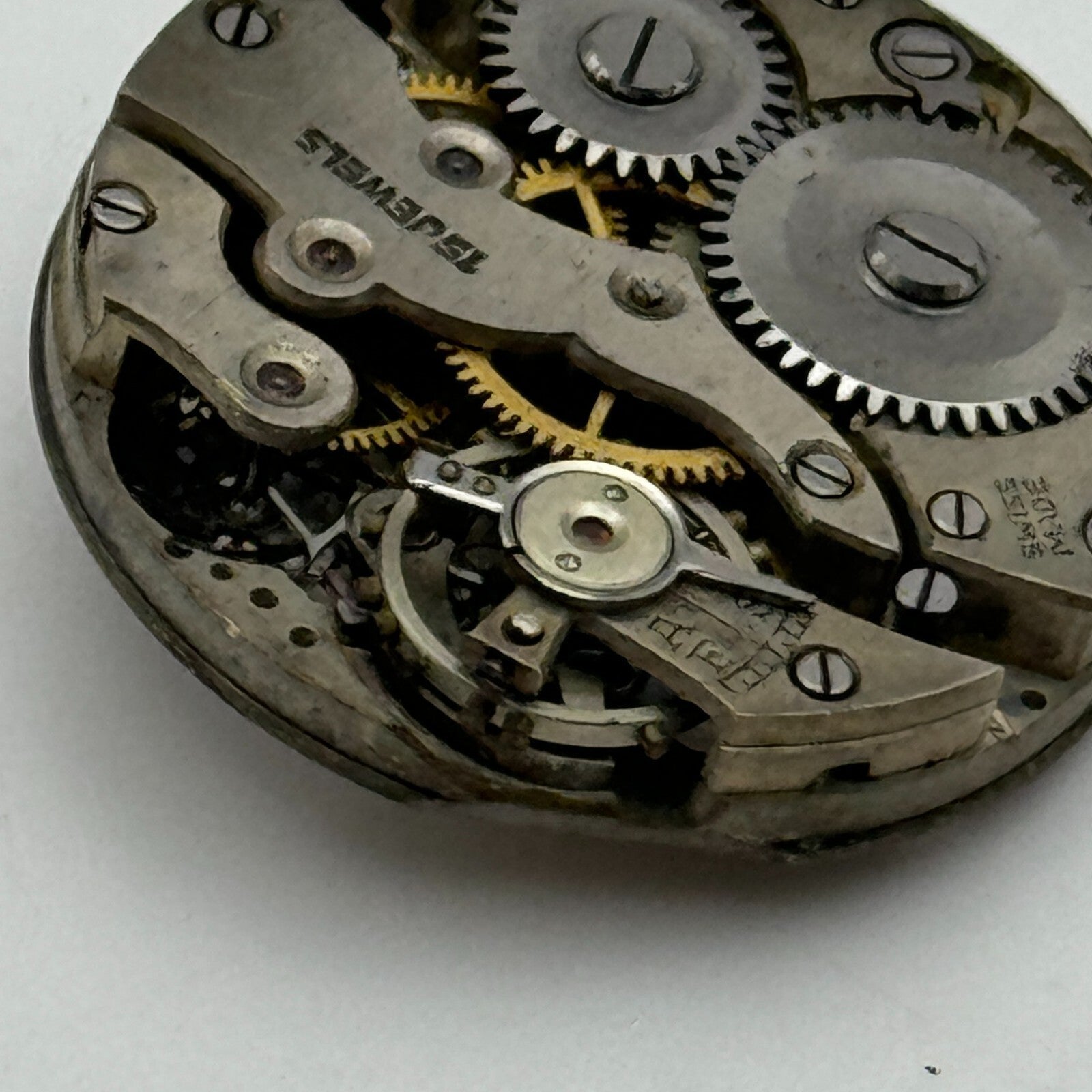 23.6mm AS A Schild 15 Jewels Manual Wind Watch Movement Swiss Vintage PARTS