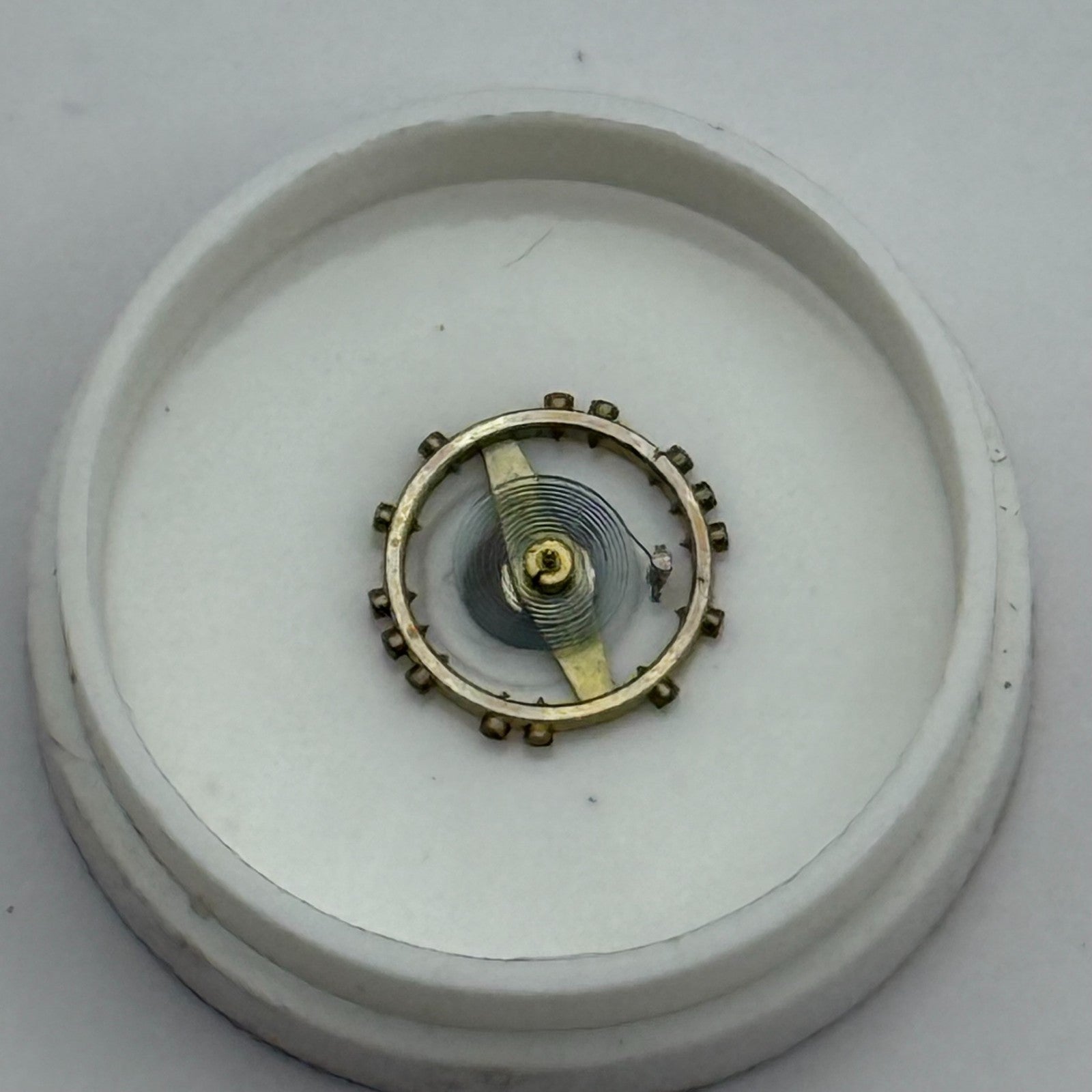 AS 976 1012 Balance Wheel Complete And Spring  29 M Watch Movement Parts NOS