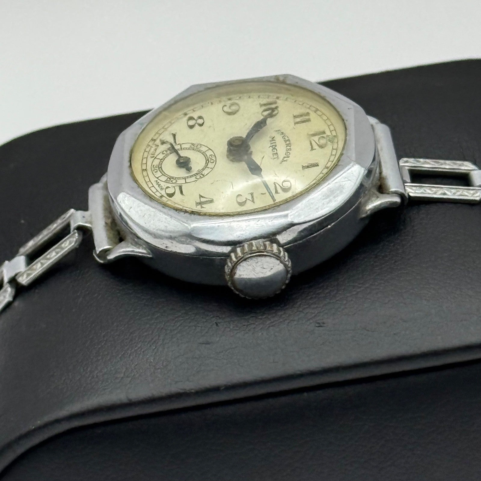 25mm Vintage Ingersoll Dot Sub Seconds Art Deco Bracelet Manual Watch PARTS