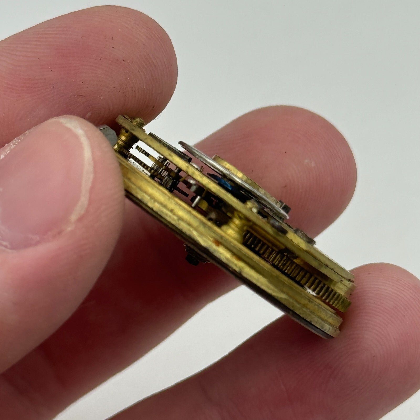 35.8mm Antique Key Wound Pocket Watch Movement PARTS REPAIR SPARES