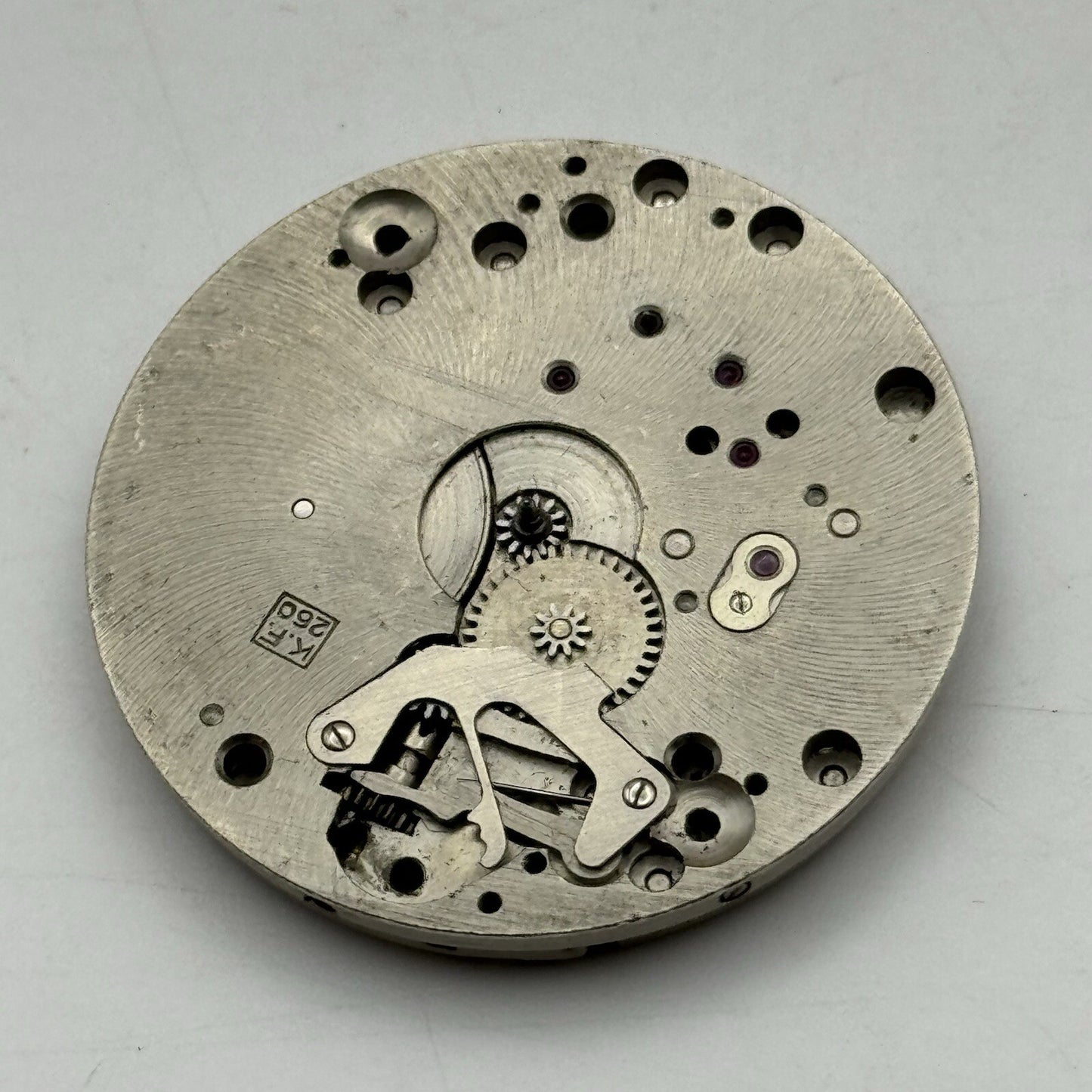 38.7mm Certina Kurth Freres KF 260 Pocket Watch Movement FOR PARTS Repair