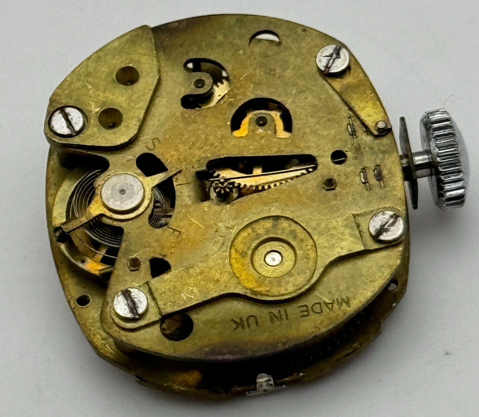 20.8mm Westclox Sweep Seconds Hand UK Made Manual Wind Watch Movement PARTS