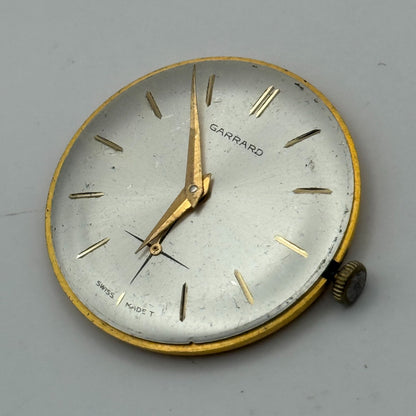 Garrard Peseux 320 Watch Movement Running Manual Wind Vintage Swiss Parts 30.2mm
