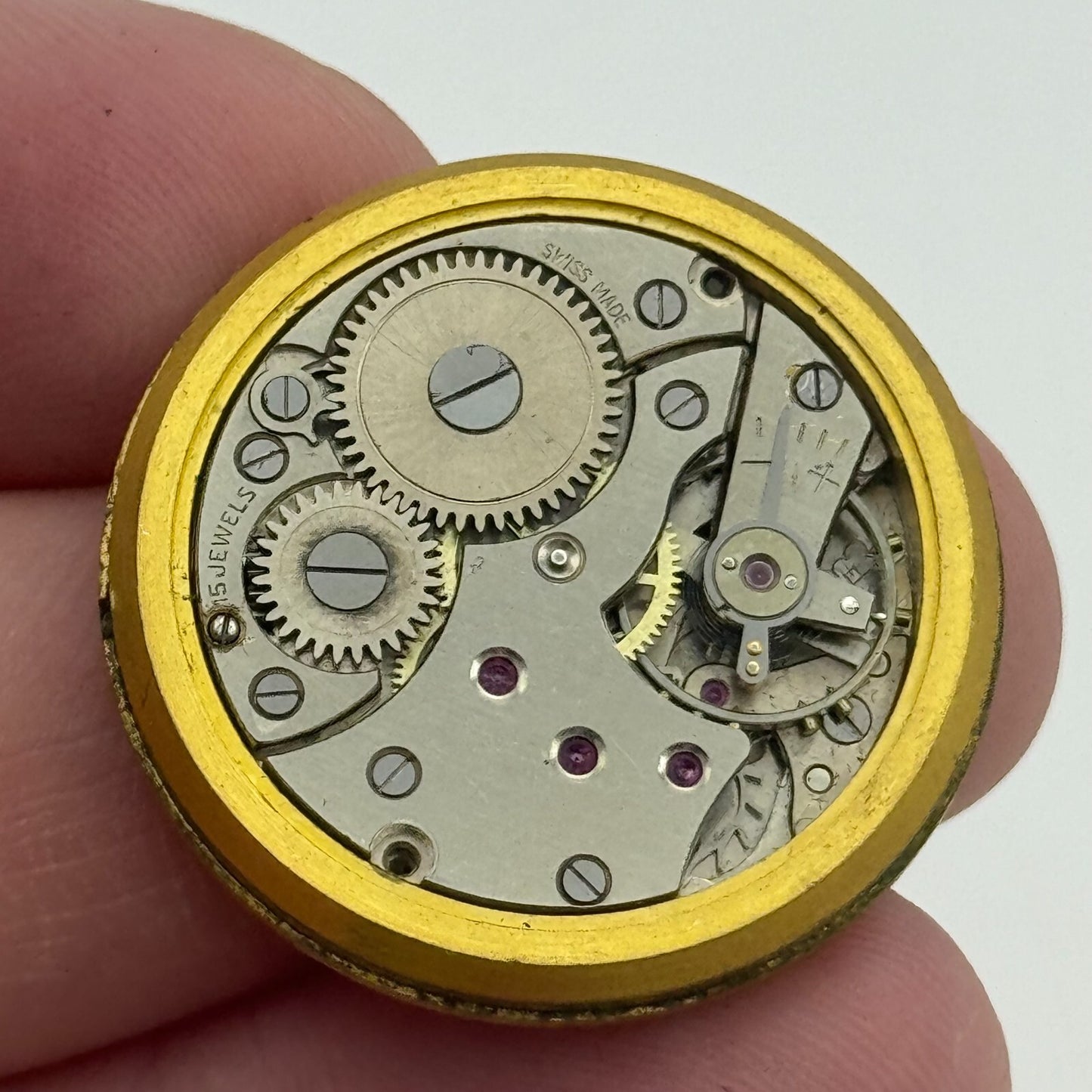 28.9mm Clarex Peseux 170 Balance Ok Watch Movement Swiss Vintage PARTS SPARES