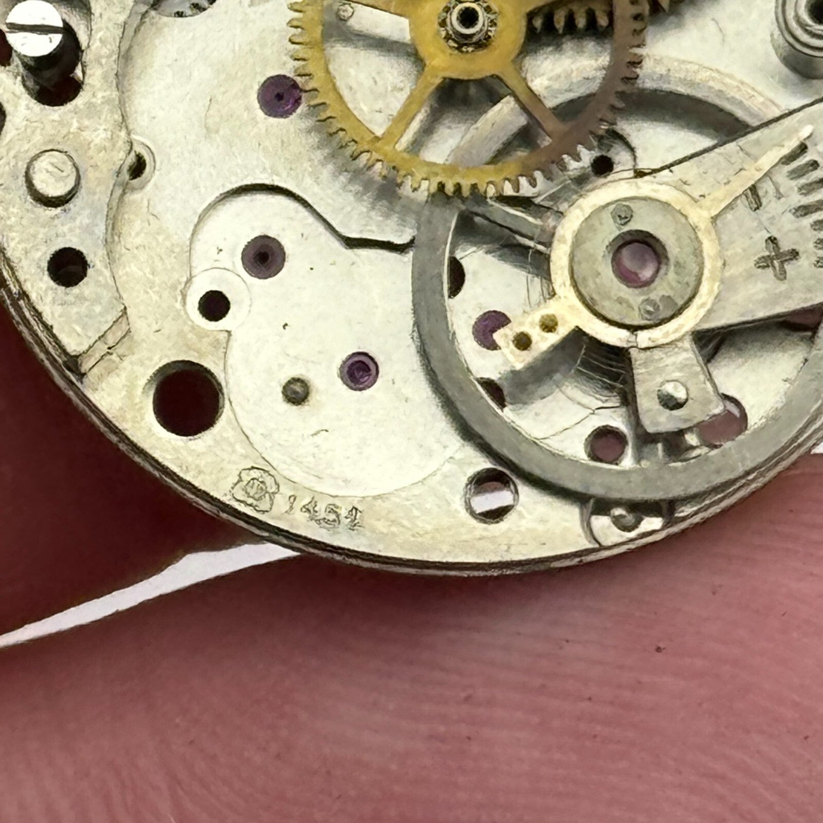 23.6mm Arbor EB 1451 Swiss Manual Wind 17 Jewels Watch Movement PARTS REPAIR