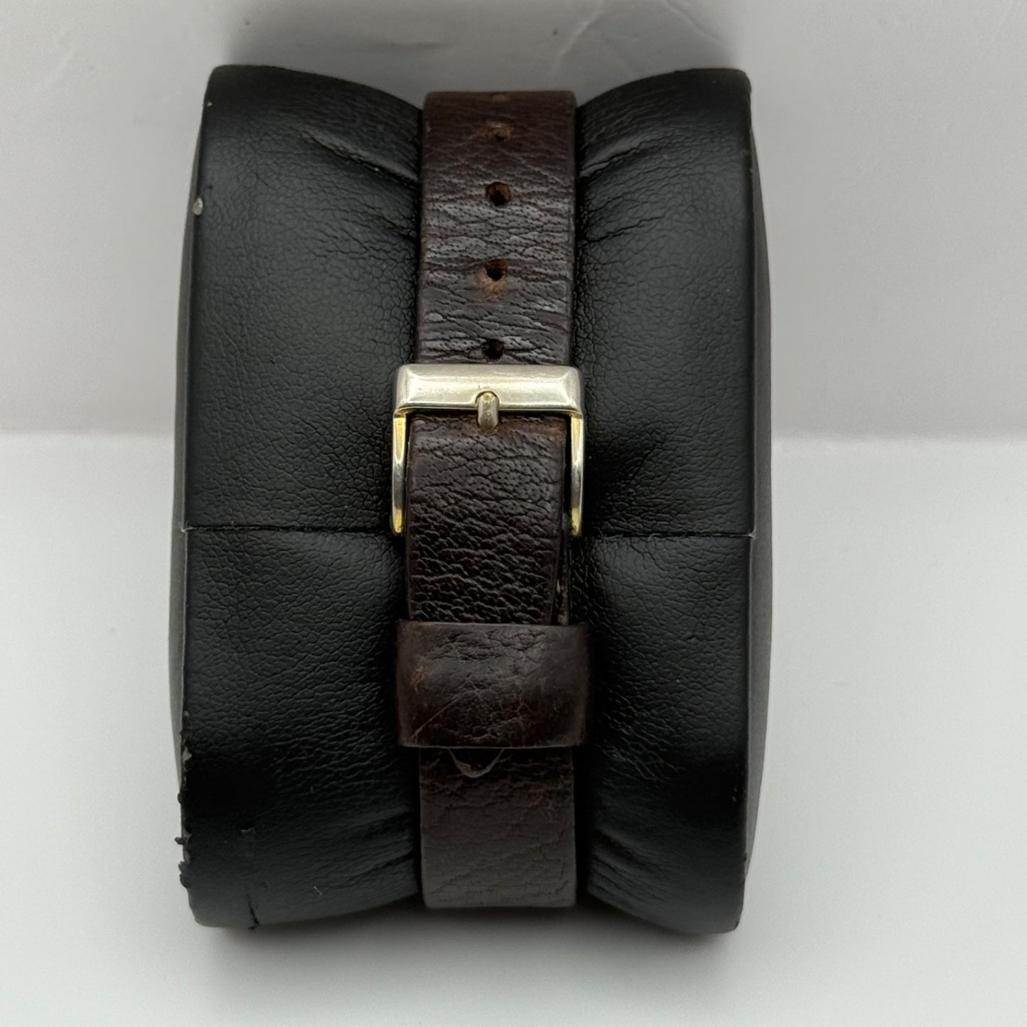 18mm Vintage Jean Renet Brown Dial 17 Jewels Manual Wind Watch PARTS / REPAIR