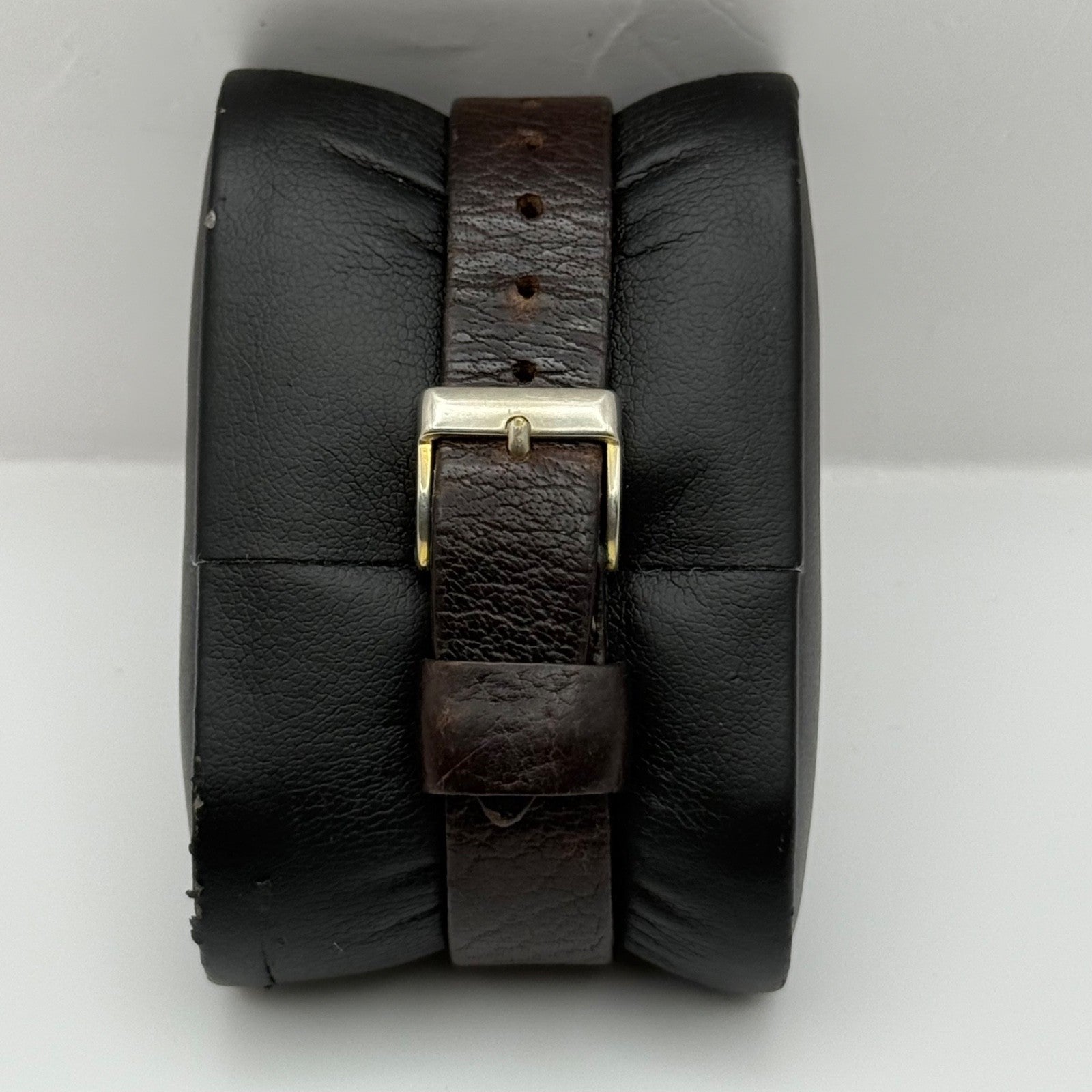 18mm Vintage Jean Renet Brown Dial 17 Jewels Manual Wind Watch PARTS / REPAIR