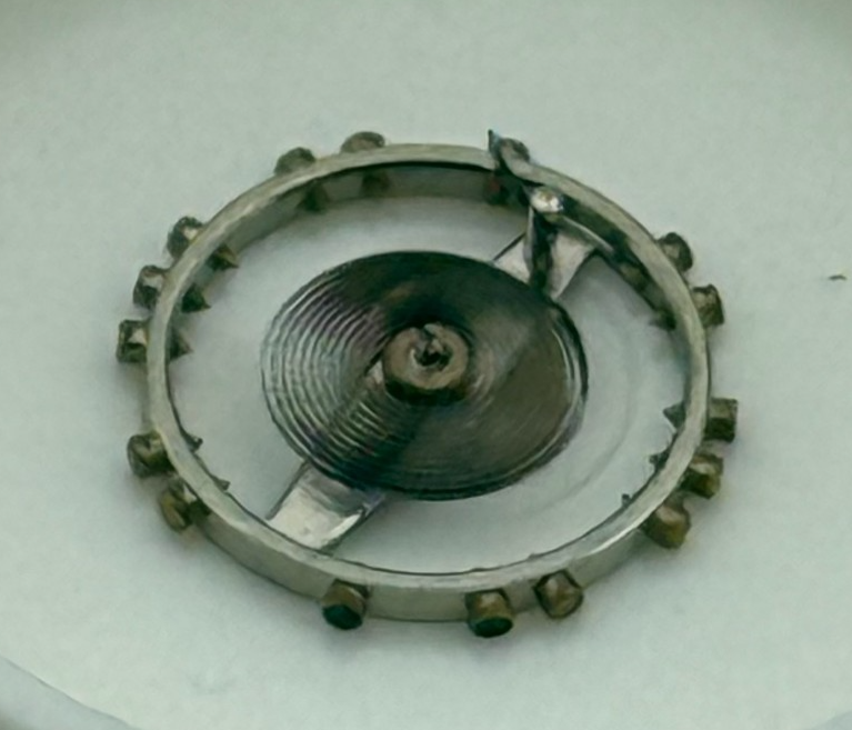 AS 1477 Balance Wheel Complete And Spring Inca 1070 M Watch Movement Parts NOS