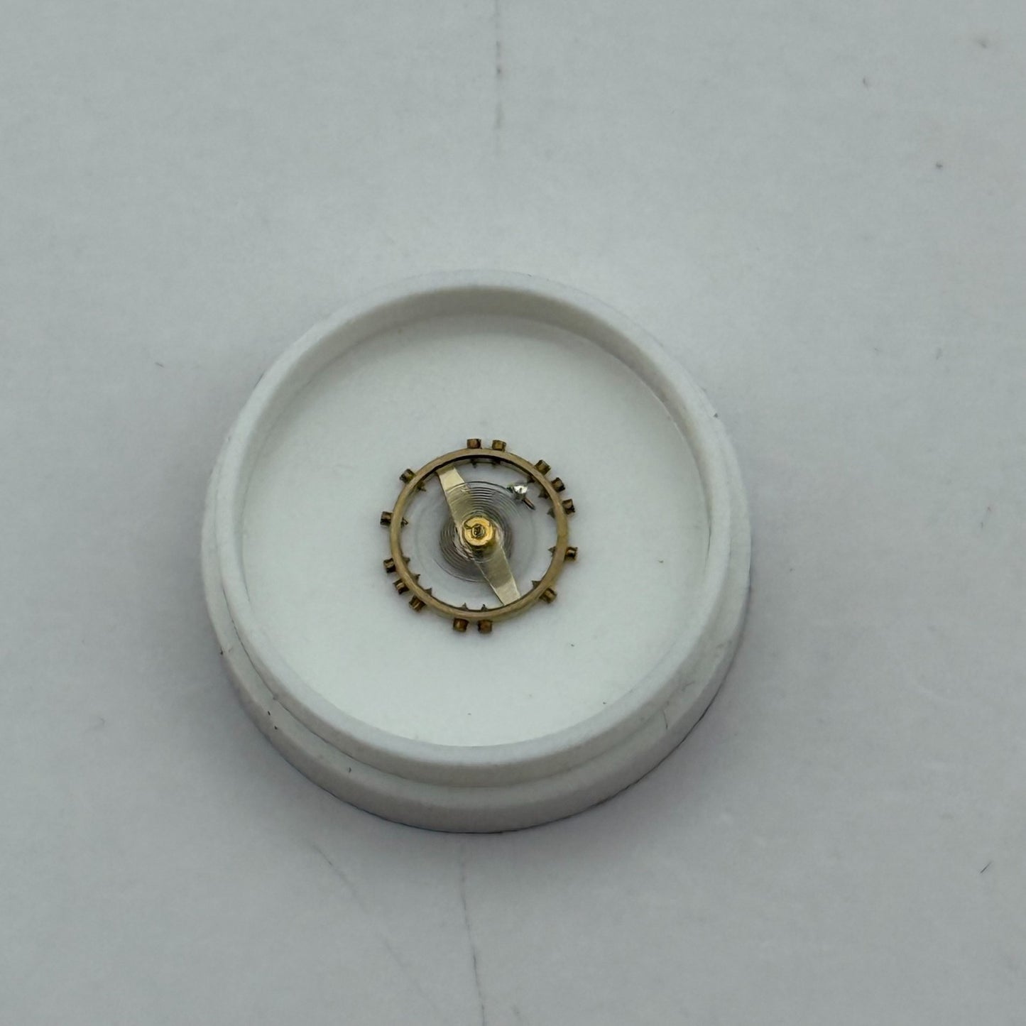 FHF 159 Balance Wheel Complete And Spring 3-10''' 190 M Watch Movement Parts