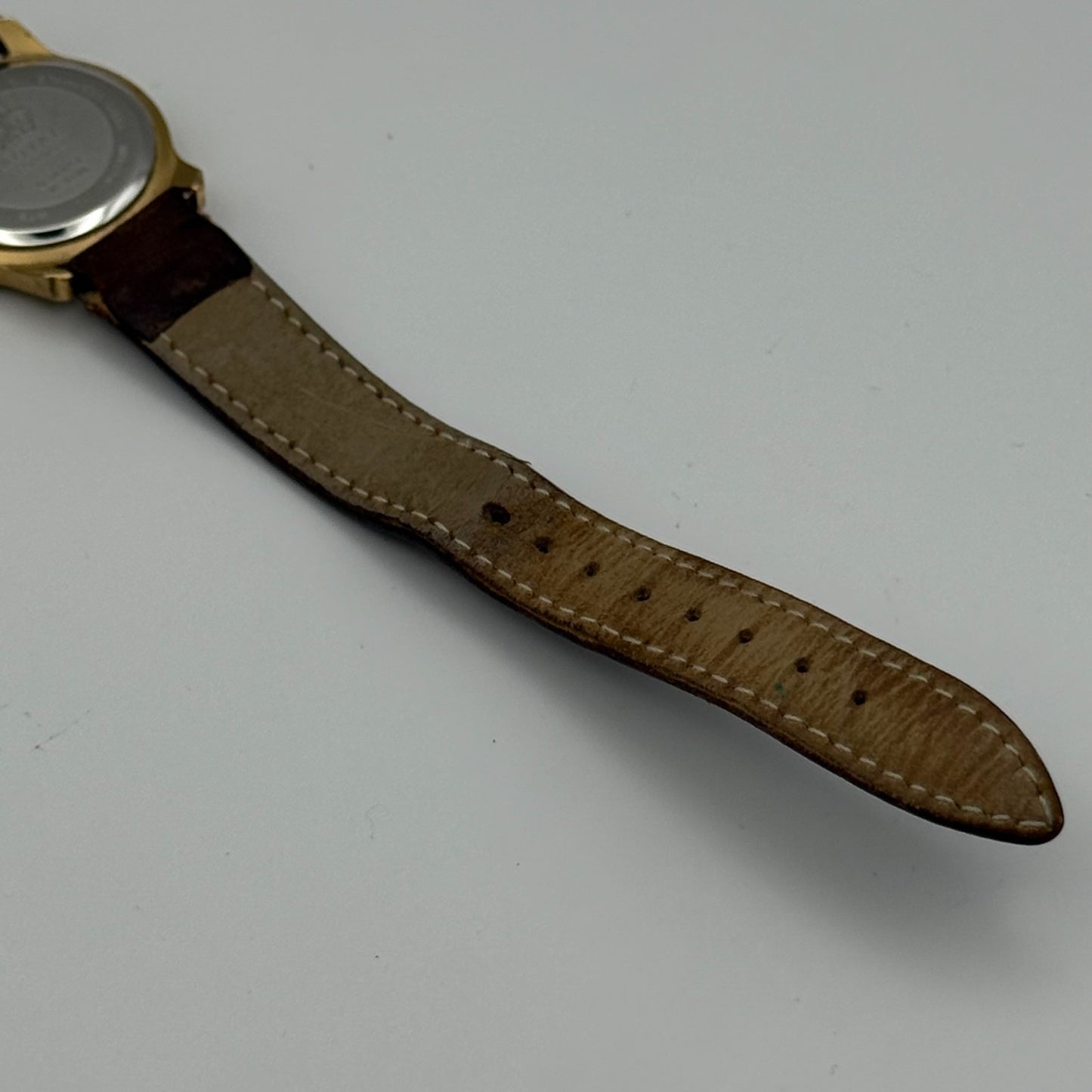 Royal London Ladies Quartz Watch RL-2199 Date Dial Brown Strap Working 26mm