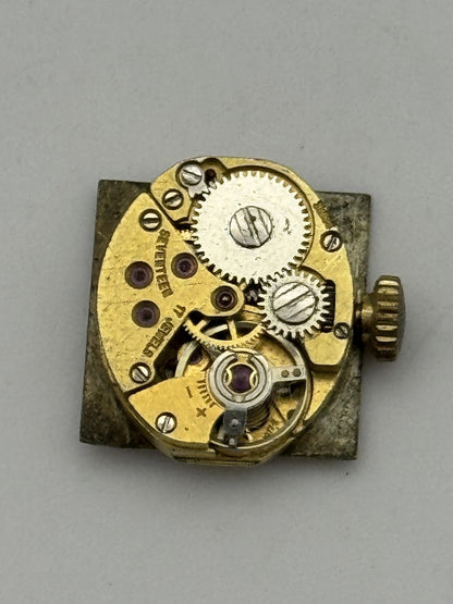12.9mm Vintage Imado AS 1977-2 Manual Wind Swiss Watch Movement PARTS REPAIR
