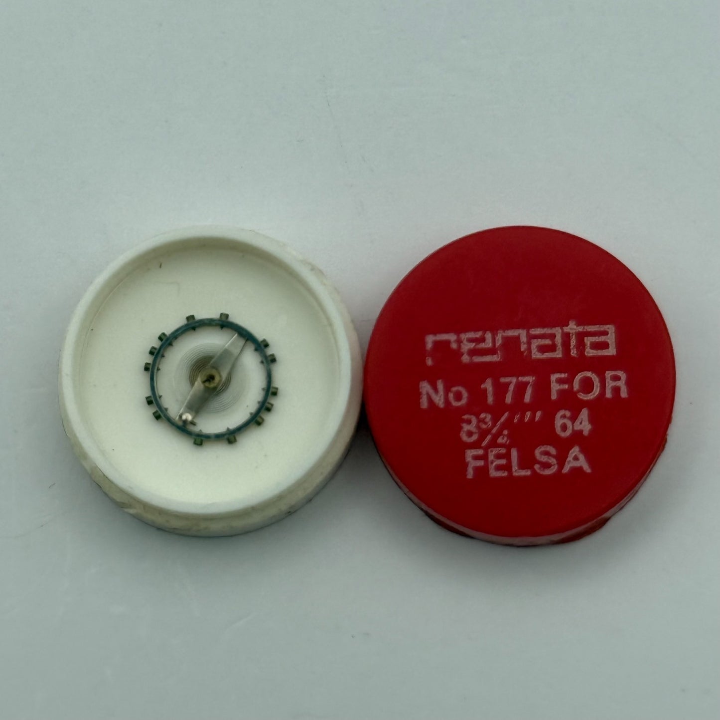 Felsa 64 Balance Wheel Complete And Spring  8¾’’’ 177 Watch Movement Parts NOS