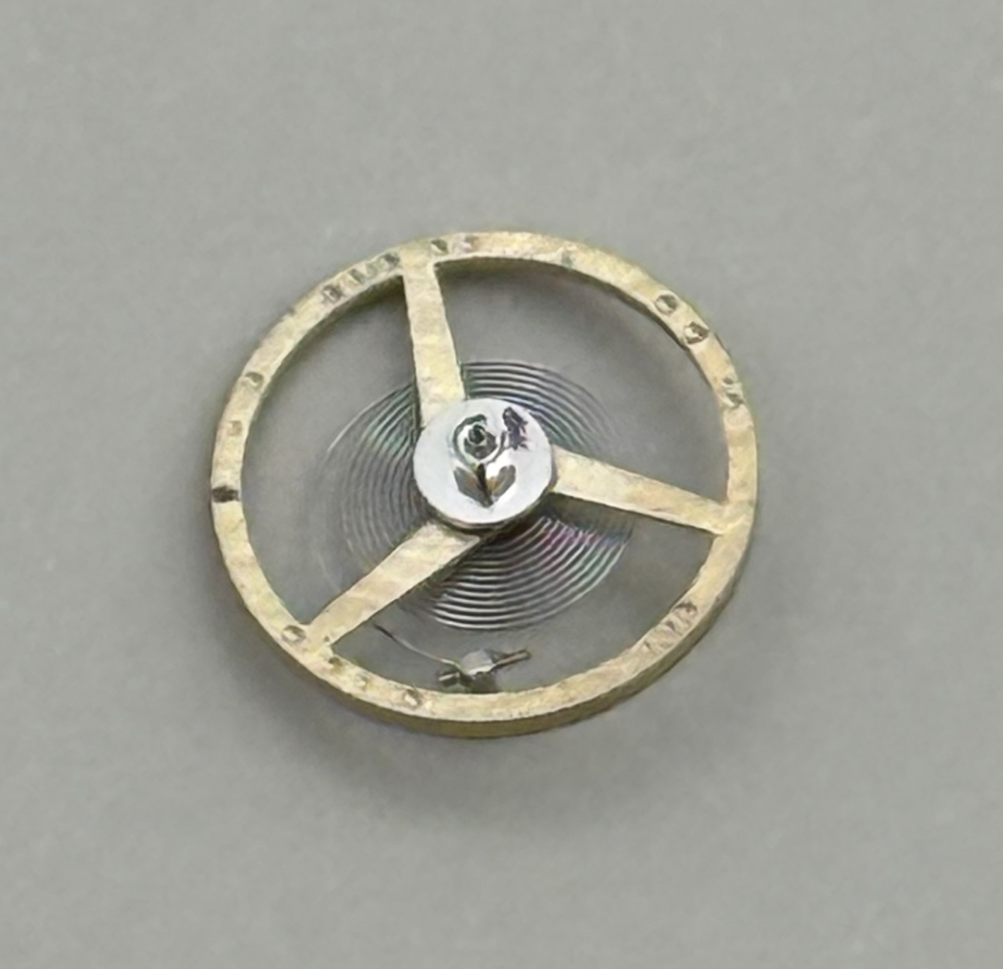 AS 1977 Balance Wheel Complete And Spring 5½’’’ Inca 1740 M Watch Parts NOS