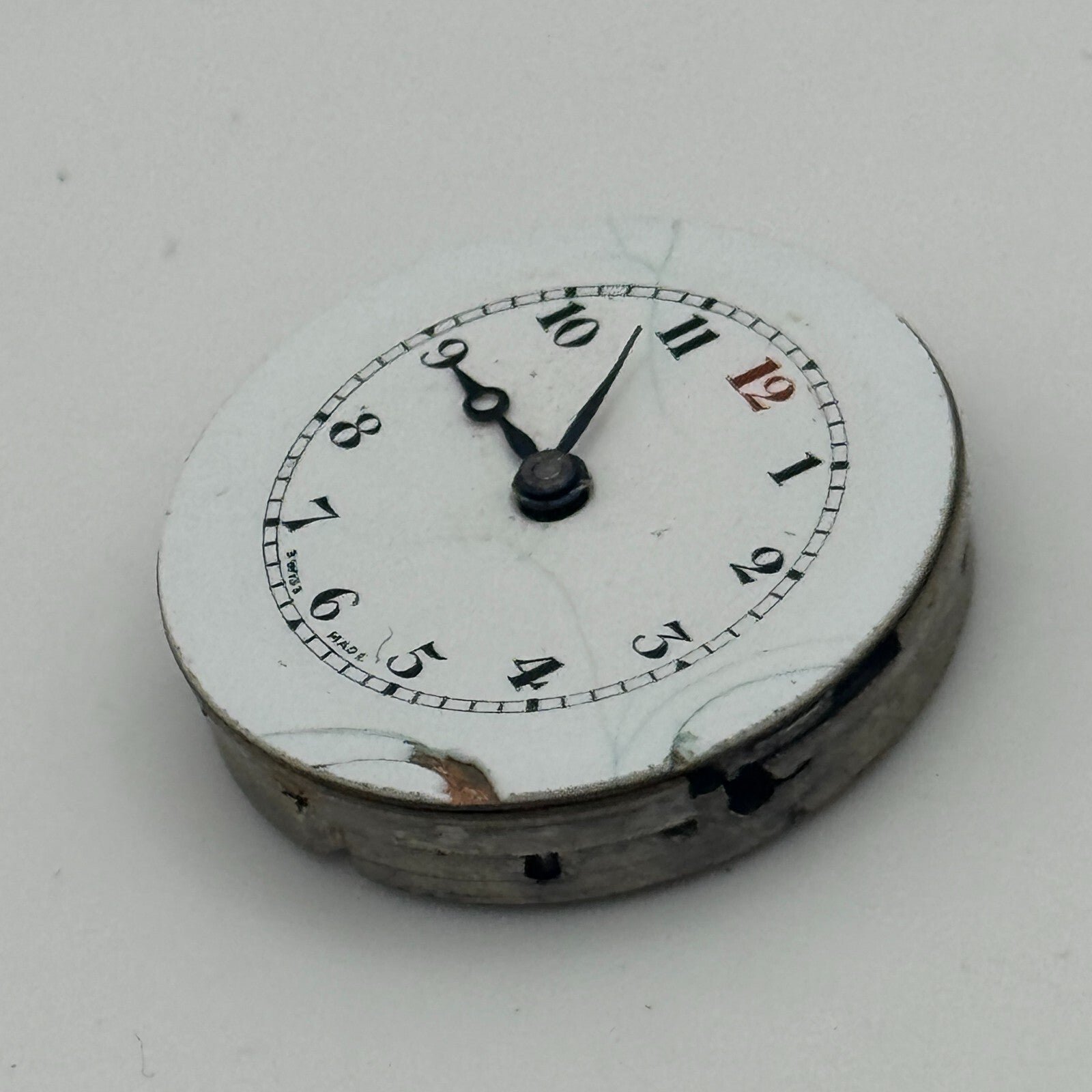 23.7mm D F & C Dimier Freres & Cie Trench Watch Movement Manual Wind PARTS SPARE