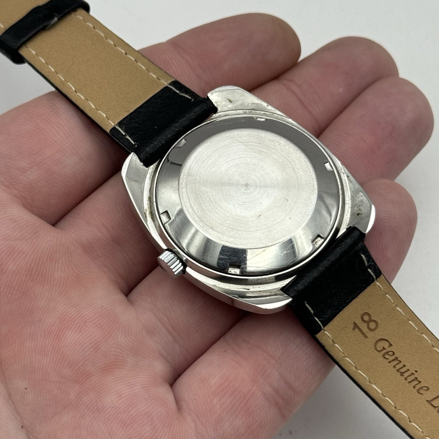 36mm Men’s Rotary Automatic AS 1916 Sweep Seconds Day Date Watch TO RESTORE