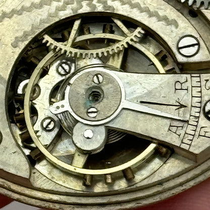 43mm S Smith & Son 9 Strand London Vintage Open Face Pocket Watch Movement PARTS