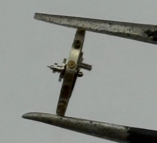 AS 976 1012 Balance Wheel Complete And Spring  532 M Watch Movement Parts  NOS