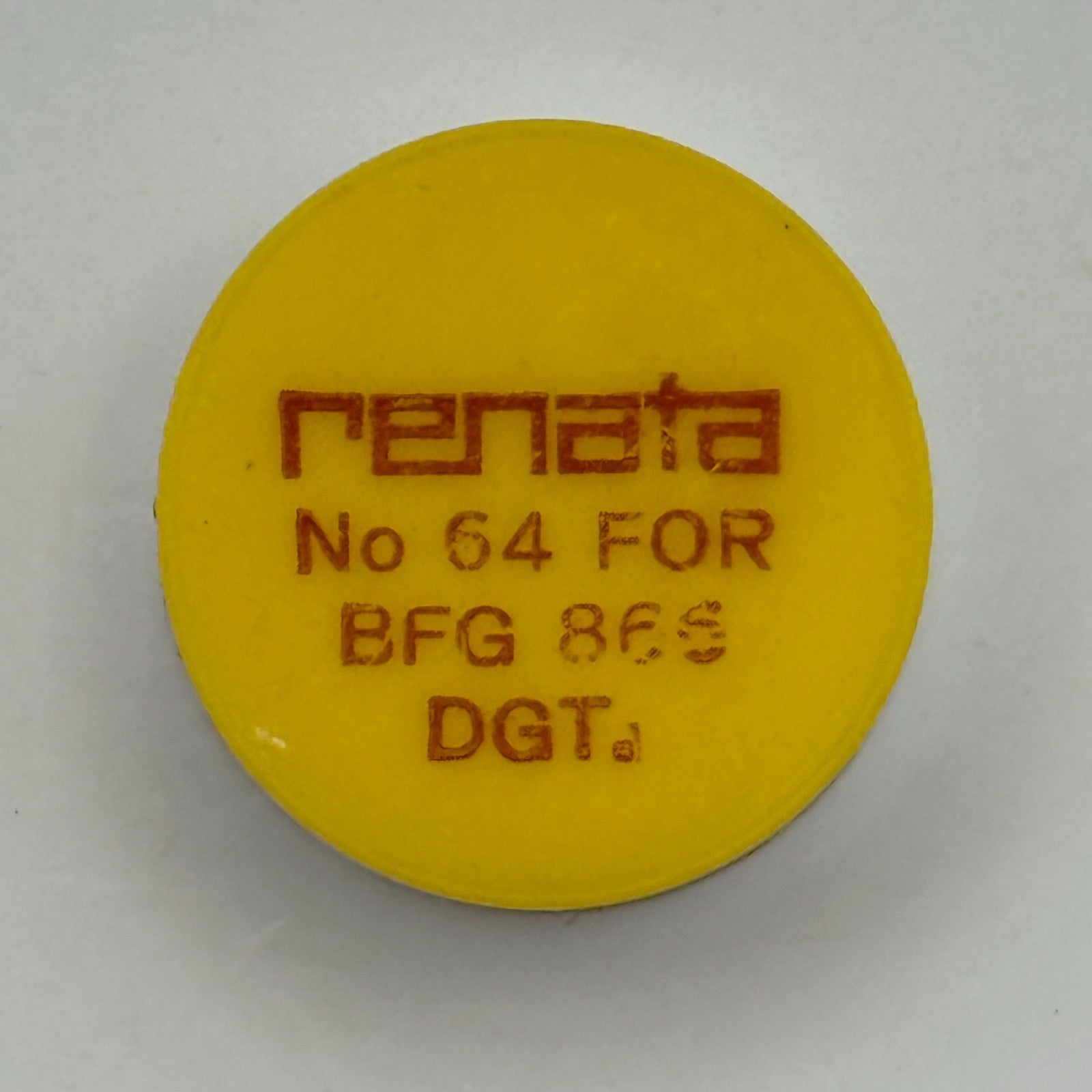 BFG 866 Balance Wheel Complete And Spring 64 Watch Movement Parts NOS