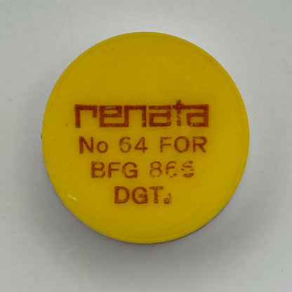 BFG 866 Balance Wheel Complete And Spring 64 Watch Movement Parts NOS