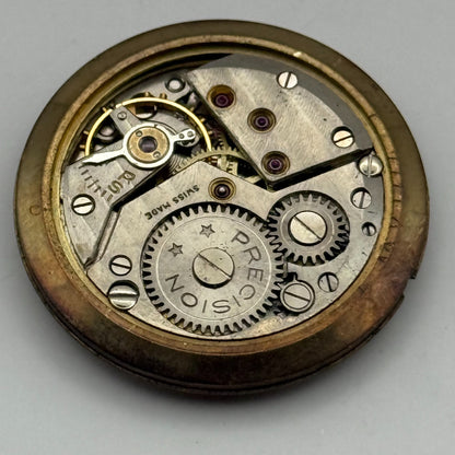 Mappin & Webb Precision Watch Movement Manual Wind Vintage Parts Repair 29.6mm