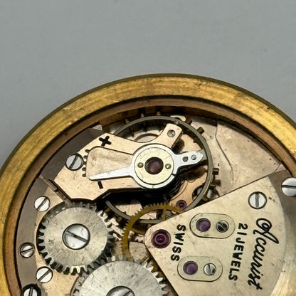 ETA 2390 Watch Movement Accurist Manual Wind Vintage Swiss Parts Repair 29.3mm