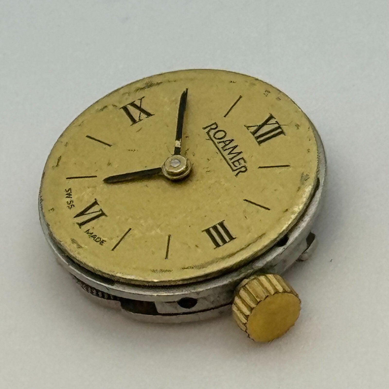 15.5mm Ladies Roamer MST 468 Manual Wind Swiss Watch Movement Vintage FOR PARTS