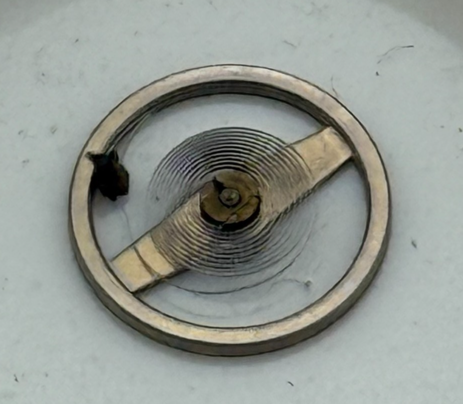 Brac 2021 Balance Wheel Complete And Spring 5¼’’’ 69 M Watch Movement Parts NOS