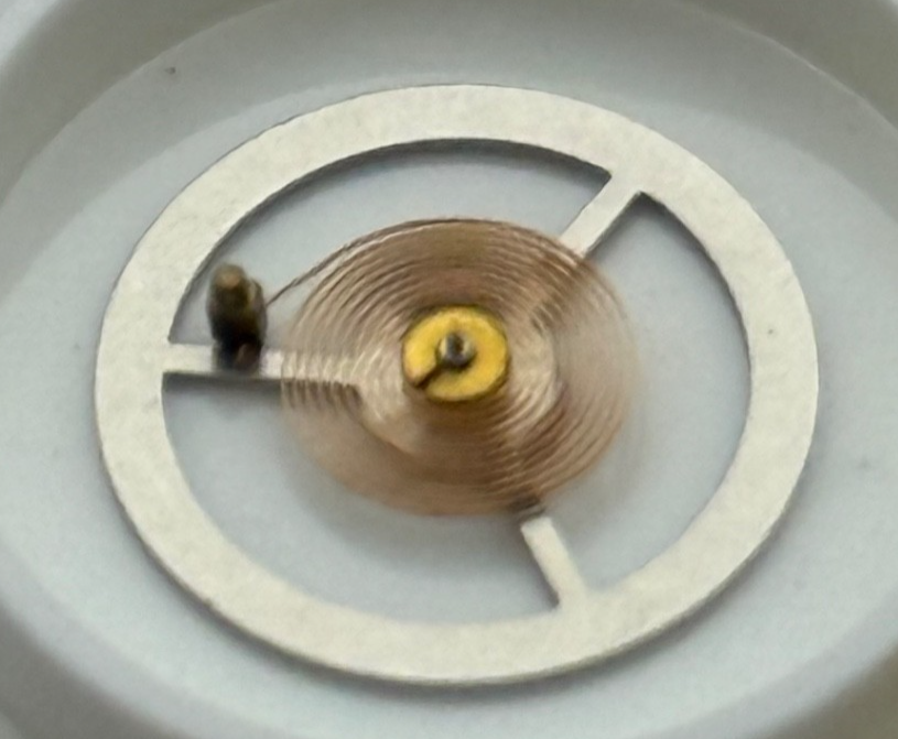 EB 8800 Balance Wheel Complete And Spring 12''' Watch Movement Parts NOS