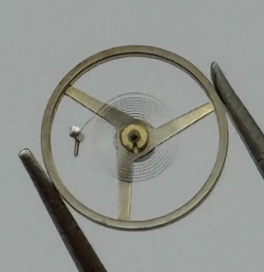 ETA 2412 Balance Wheel Complete And Spring  1413 M Watch Movement Parts NOS