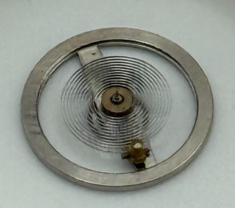 BFG 910 Balance Wheel Complete And Spring 525 Watch Movement Parts NOS