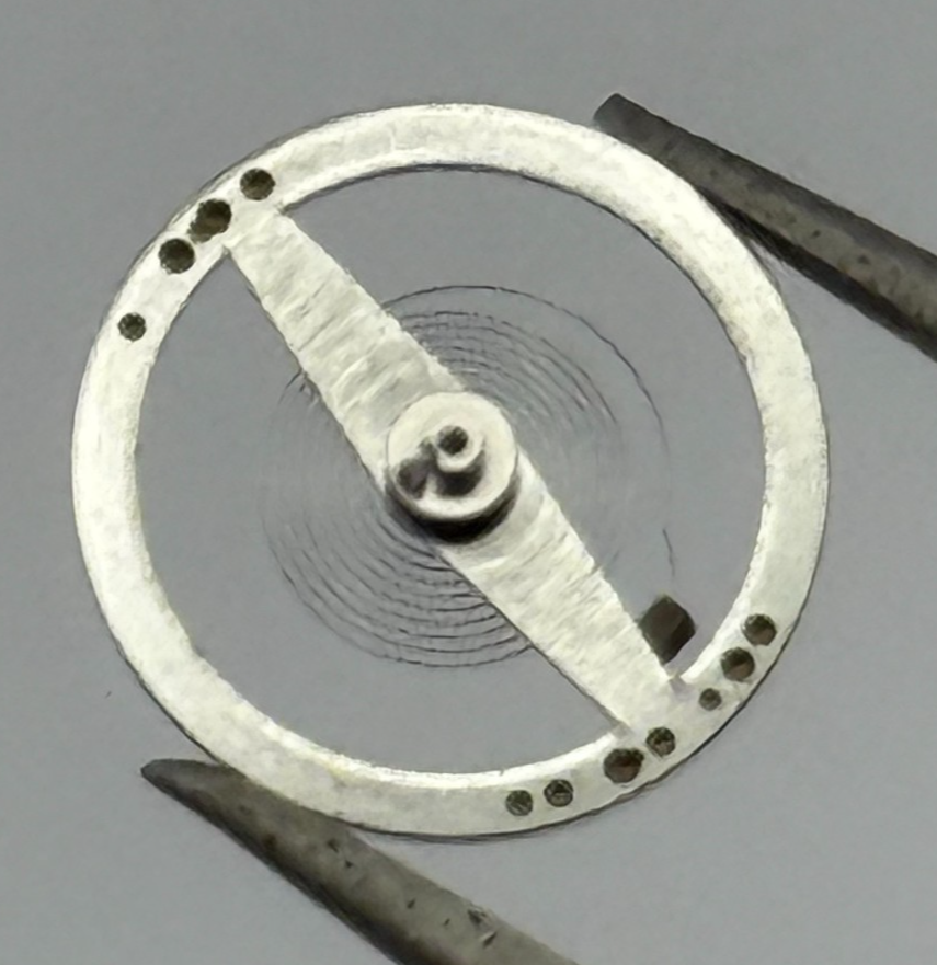 RL RAX 1013 1237 Balance Wheel Complete And Spring 1679 M Watch Movement Parts