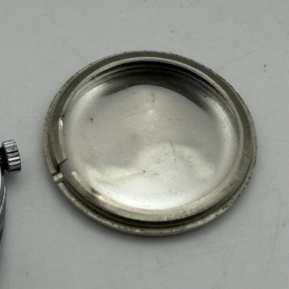 34mm Men’s Vintage Ingersoll Ronda RL 1215-21 Date Dial Swiss Watch PARTS REPAIR