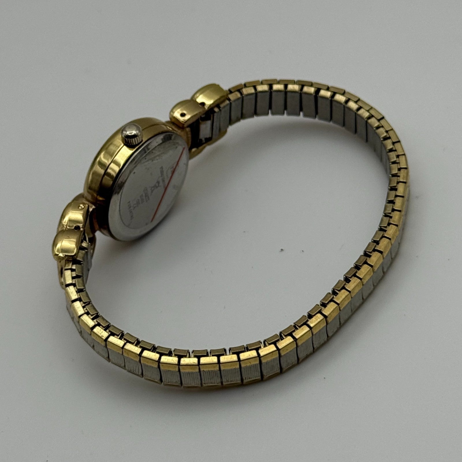 21mm Working Ladies Two Tone Philip Mercier S565S Quartz Watch Expandable Strap