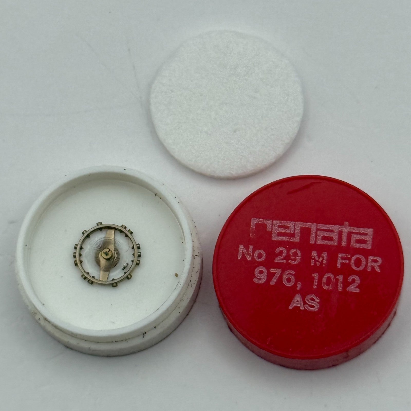 AS 976 1012 Balance Wheel Complete And Spring 29 M Watch Movement Parts NOS