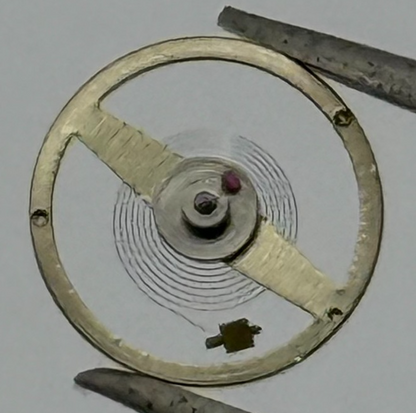 Ebosa 86 87 Balance Wheel Complete And Spring 8¾’’’  1249 Watch Movement Parts