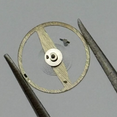 ST 69 Balance Wheel Complete And Spring Kif+Inca 1138 Watch Movement Parts NOS