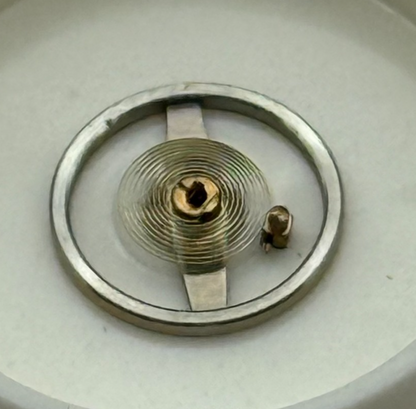 RW 75 Balance Wheel Complete And Spring 5 1/4''' 867 Watch Movement Parts NOS