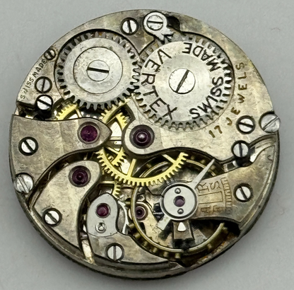 22mm Vertex Revue Balance Ok Sub Seconds 15 Jewels Trench Watch Movement PARTS