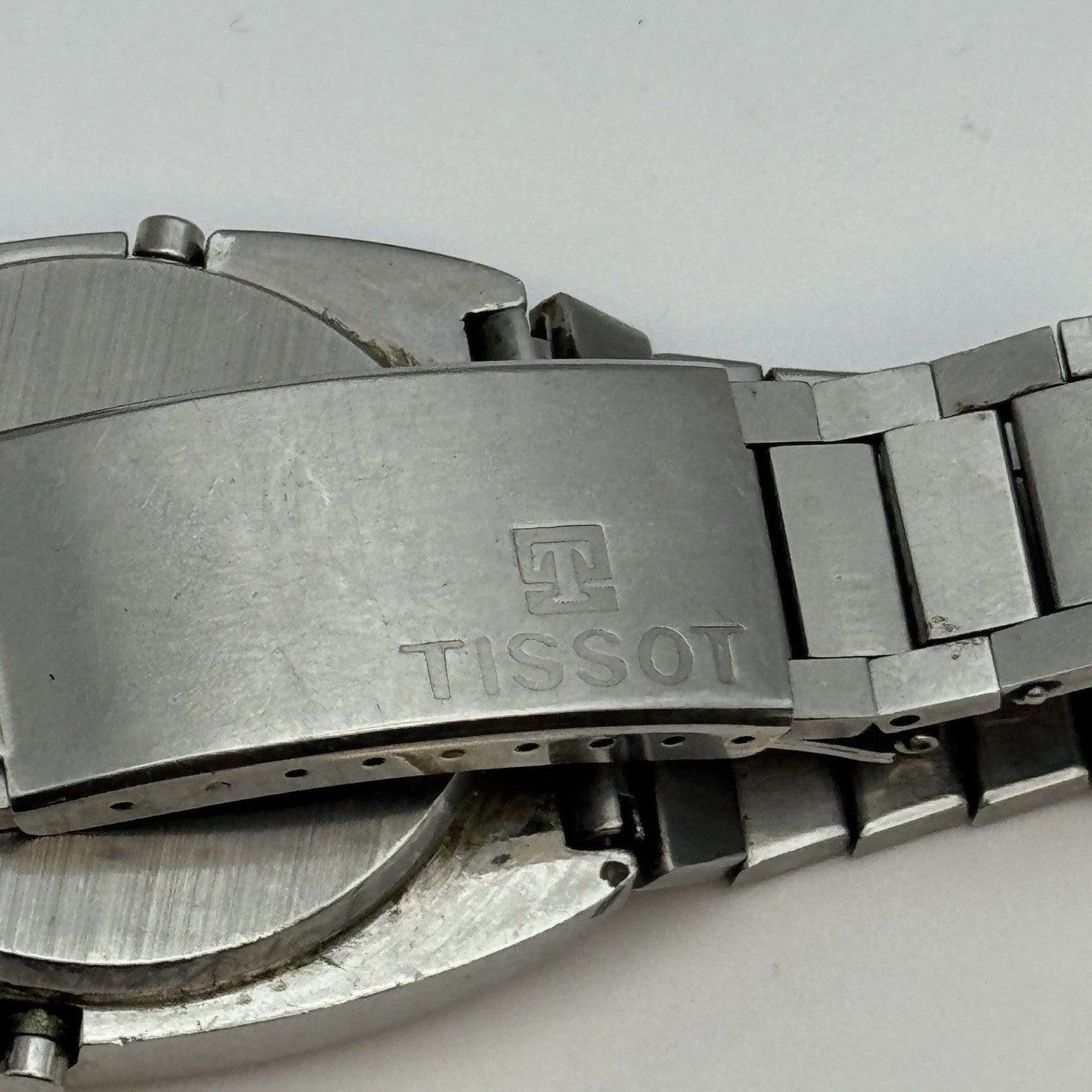 37mm Tissot 2040 Liquid Crystal 40626 - 2144 Quartz LCD Vintage Watch FOR PARTS