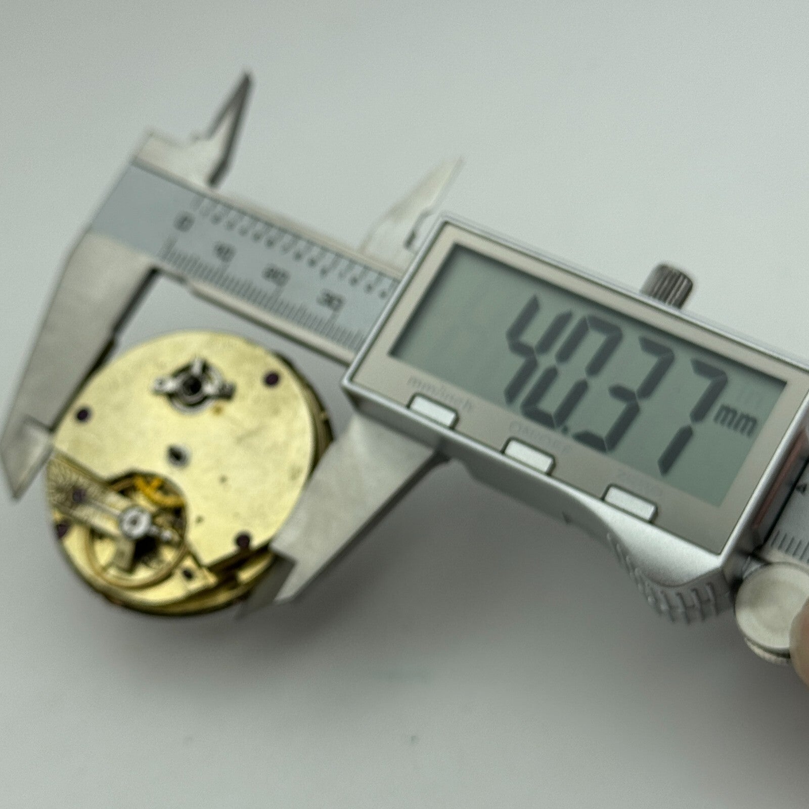 44mm Antique Paris Exhibition 1867 Key Wound Pocket Watch Movement PARTS REPAIR