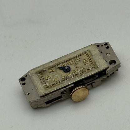 9mm Vintage Ladies Bulova 3AN Manual Wind Swiss Watch Movement PARTS REPAIR