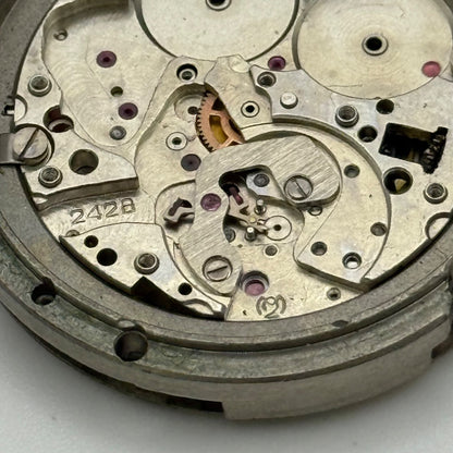 Slava 2428 Watch Movement Sekonda Day Date Manual Vintage Parts Repair 32.1mm