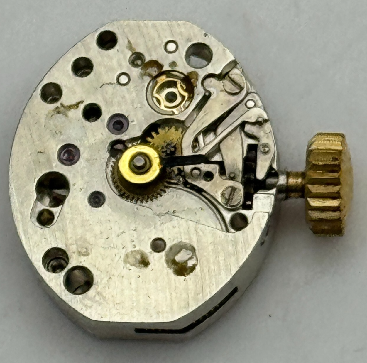 12.9mm Ladies Glashutte GUB 09-20 Manual Wind Watch Movement Swiss Vintage PARTS