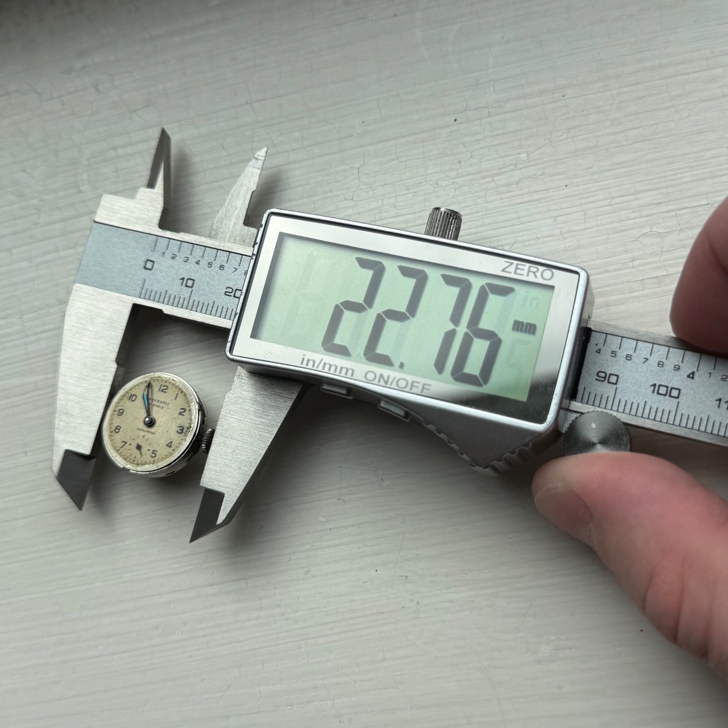 22mm Running Vintage Ingersoll Cal 60 Shockproof Manual Wind Watch PARTS REPAIR