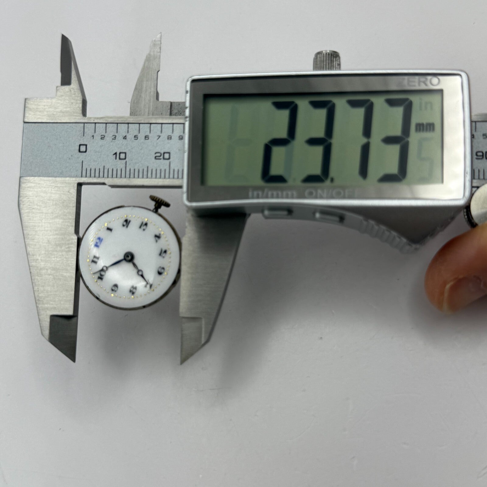 23.7mm Vintage Rival 15 Jewels Trench Manual Wind Watch Movement PARTS REPAIR