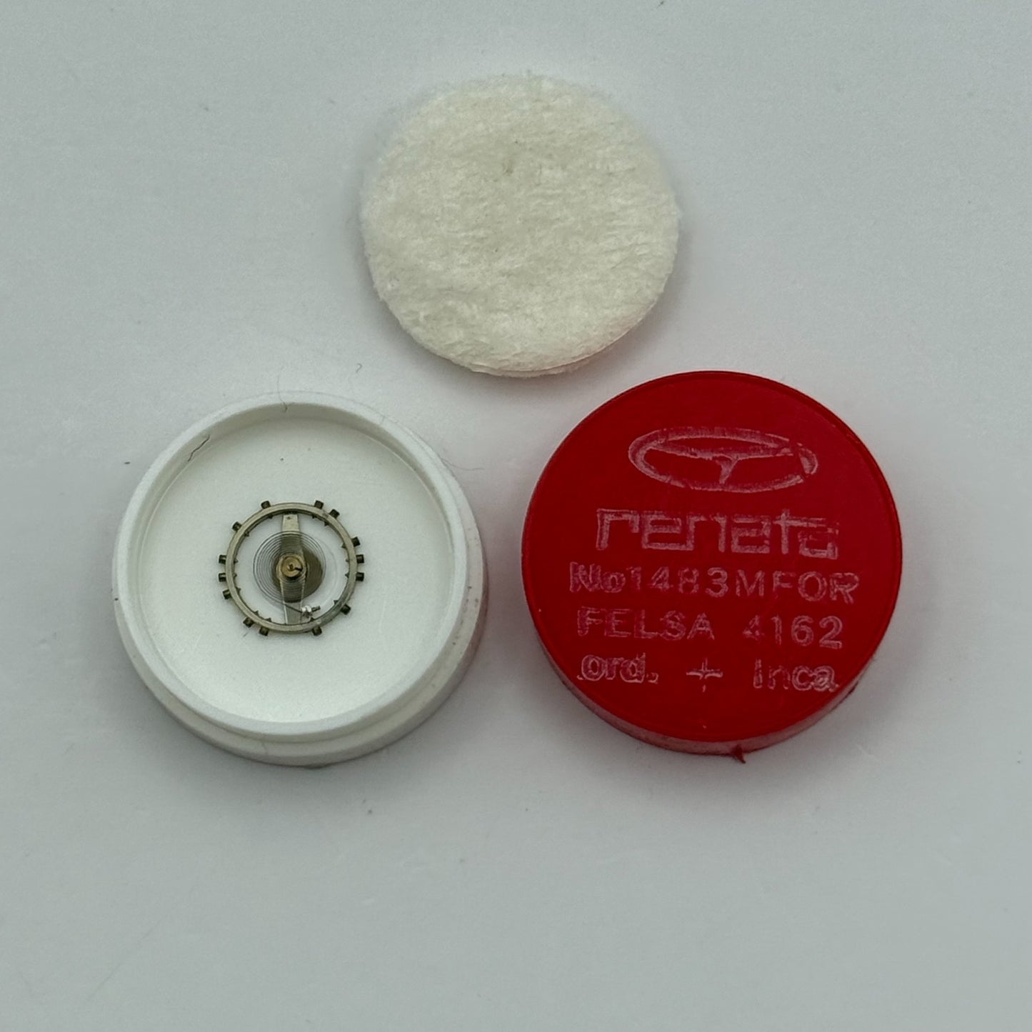 Felsa 4162 Balance Wheel Complete And Spring 1483 M Watch Movement Parts NOS