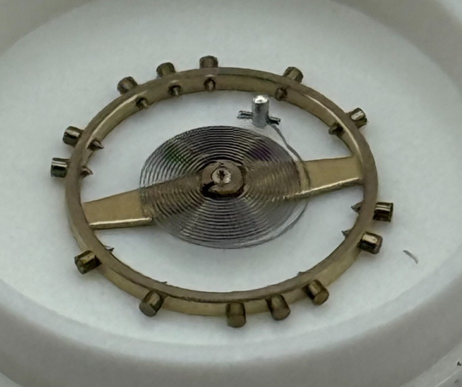 ETA 1080, 1256 Balance Wheel Complete And Spring 156 M Watch Movement Parts NOS