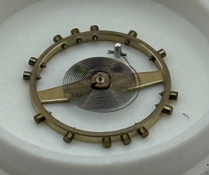 ETA 1080, 1256 Balance Wheel Complete And Spring 156 M Watch Movement Parts NOS