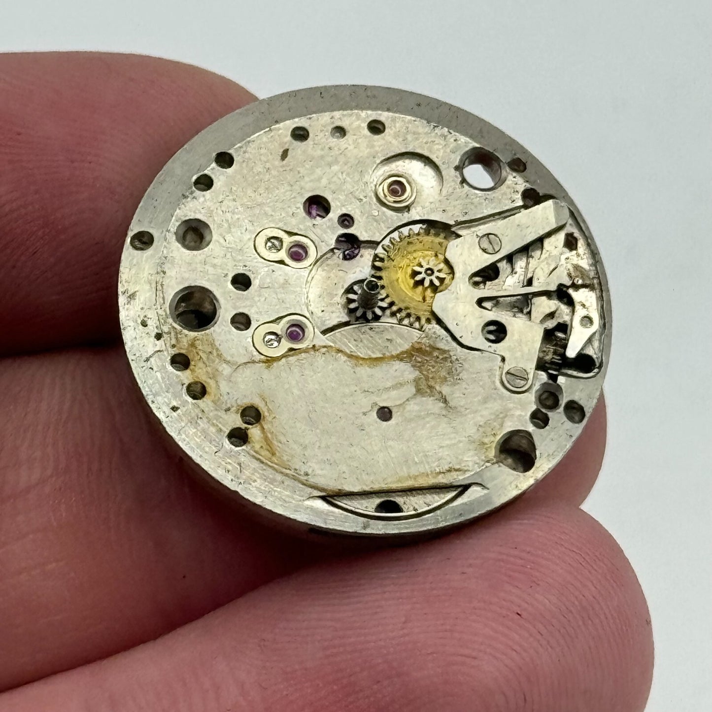 25.8mm Yeoman Mens HB Hermann Becker 1161 Manual Wind Watch Movement PARTS SPARE